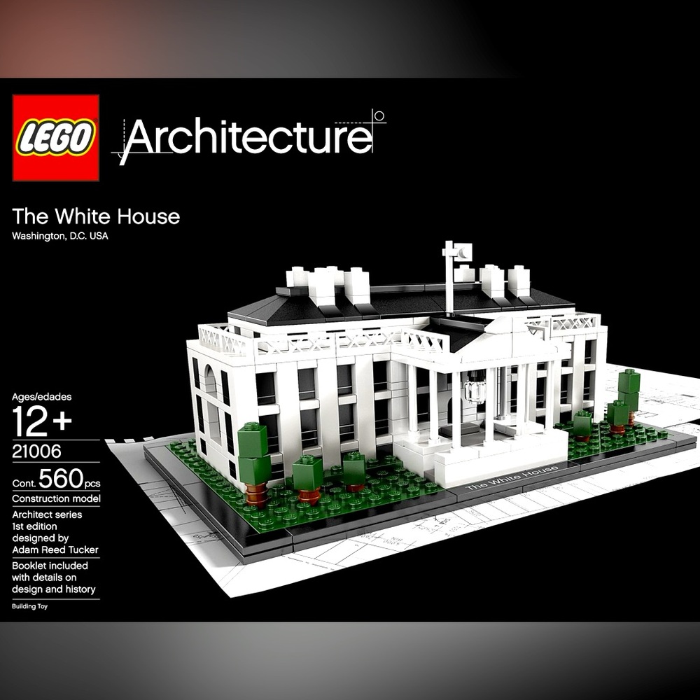 BRAND NEW/SEALED  Lego Architecture The White House 21006 560 pieces